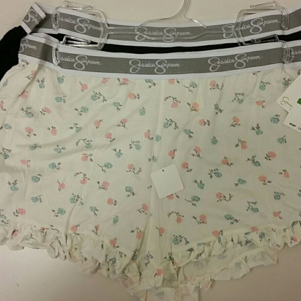 Jessica Simpson  2 pack logo elastic short